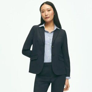 NWT Brooks Brothers dress shirt, 2P, blue/white striped